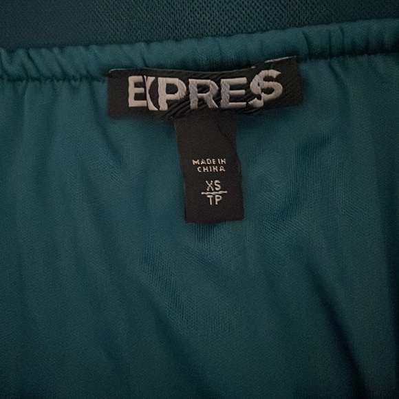 Express Floral Pleated Midi Skirt XS - Picture 3 of 4